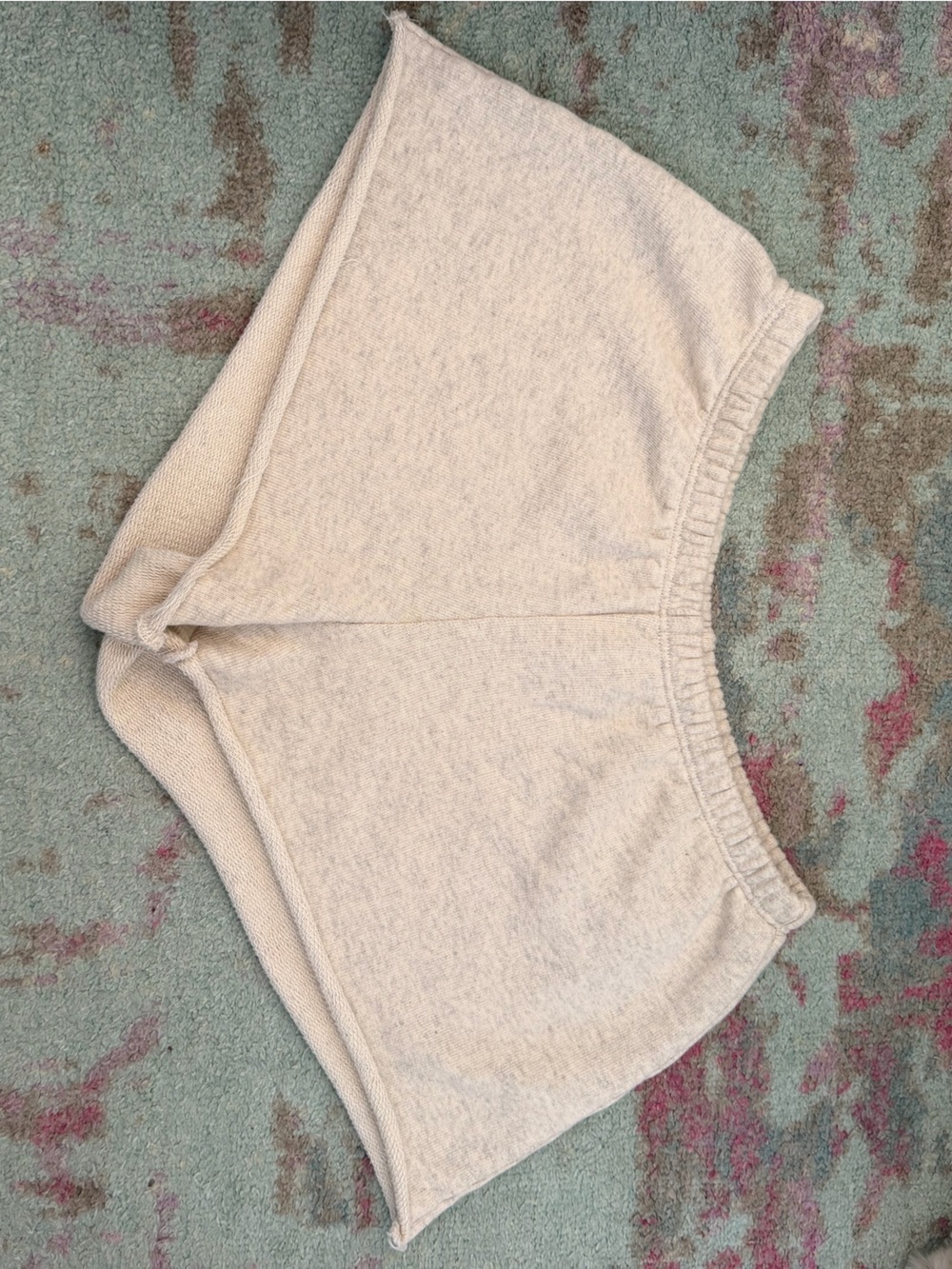Brandy Melville Cream Cozy Lounge Shorts